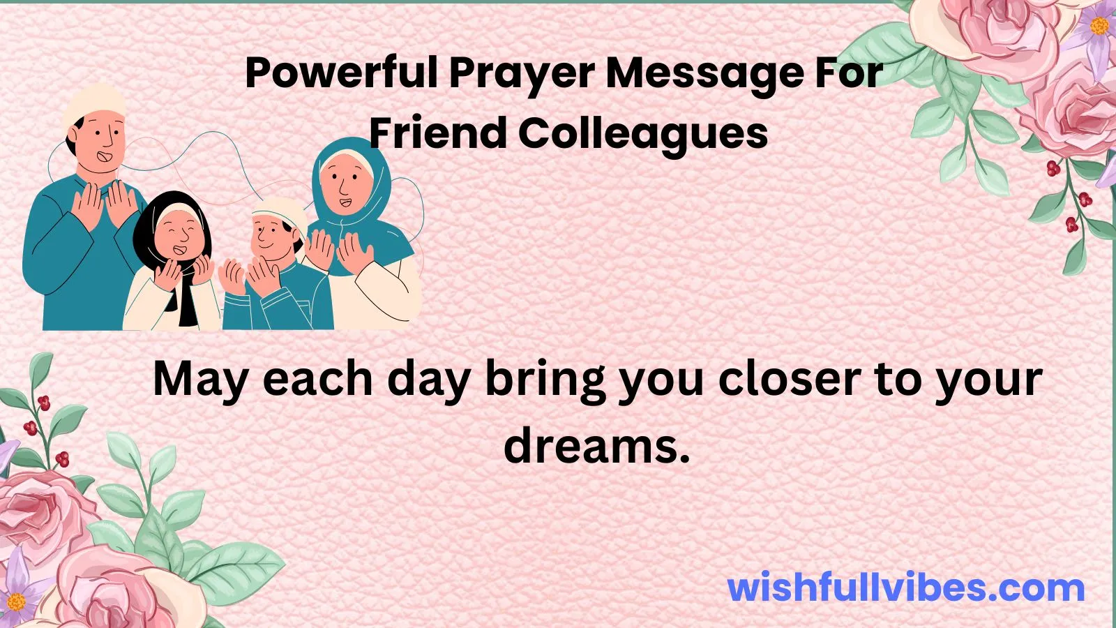 Powerful Prayer Message for Friend Colleagues