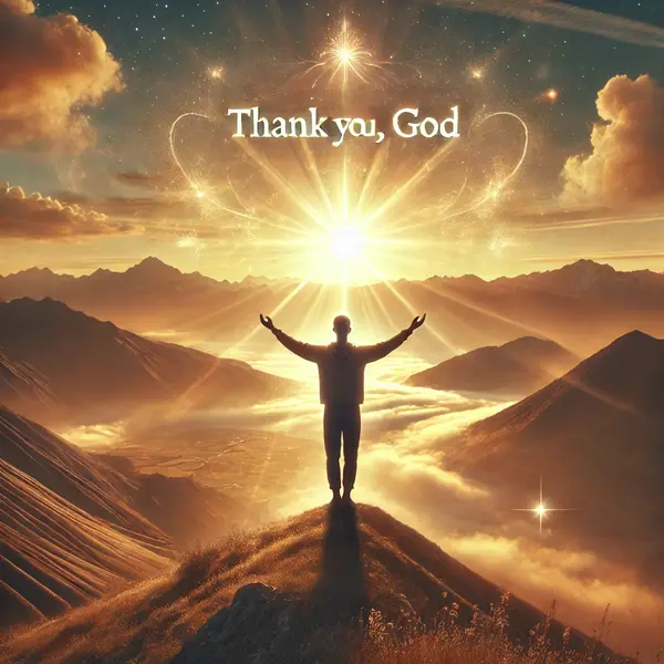 Thank You Message to God for Health and Strength