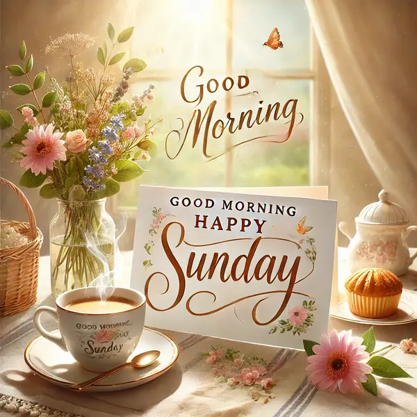 Good Morning Happy Sunday Message