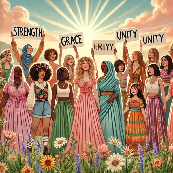 Celebrating womanhood messages