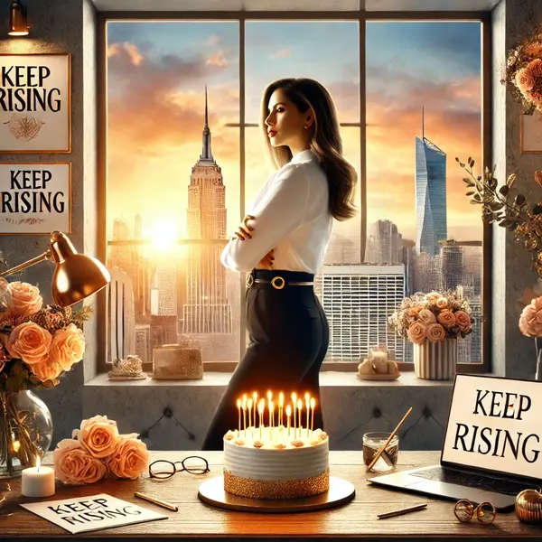 Birthday motivation for career-driven women