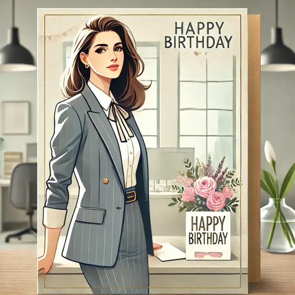 Respectful birthday wishes for female supervisor