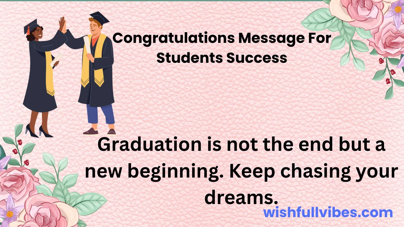 Congratulations Message for Students Success