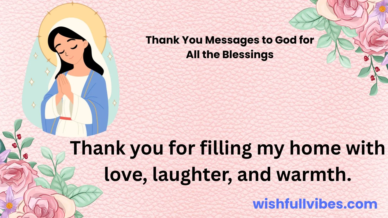 Thank You Messages to God for All the Blessings