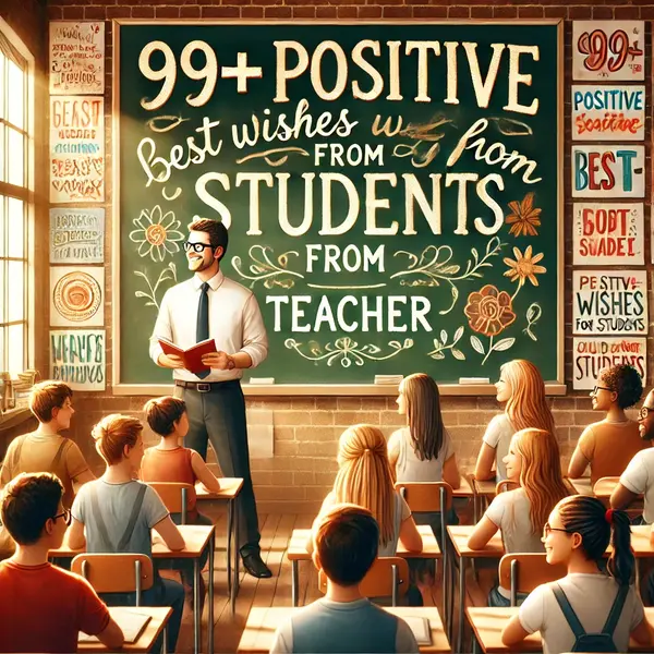 Positive Best Wishes for Students from Teacher