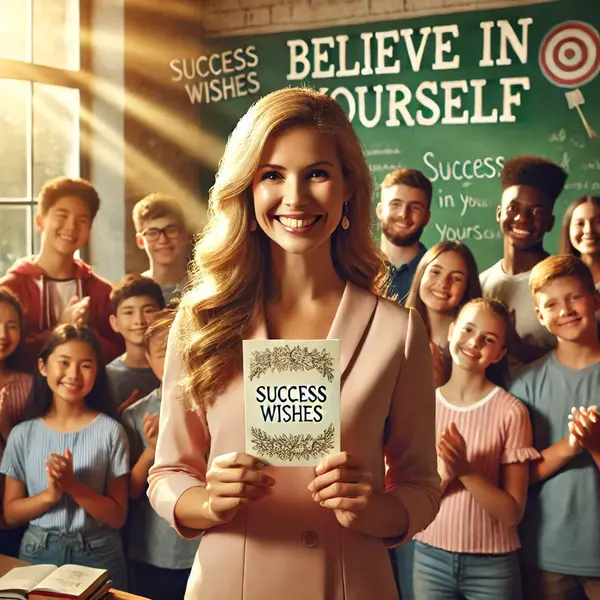 Success Wishes for Students from Teacher