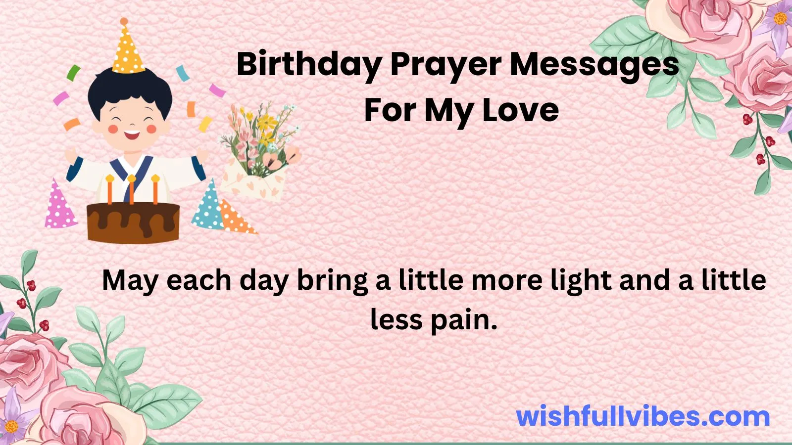 Birthday Prayer Messages for My Love