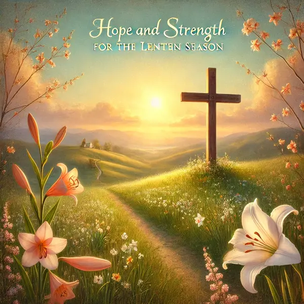 Words of hope and strength for the Lenten season