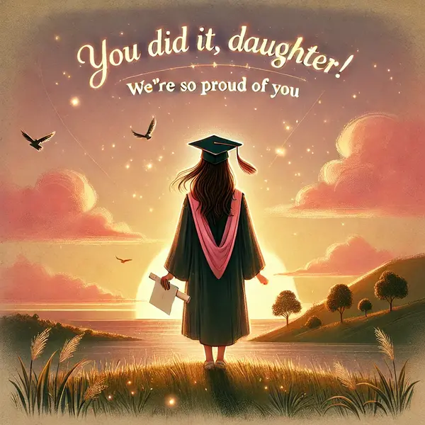 Encouraging Graduation Messages for a Daughter