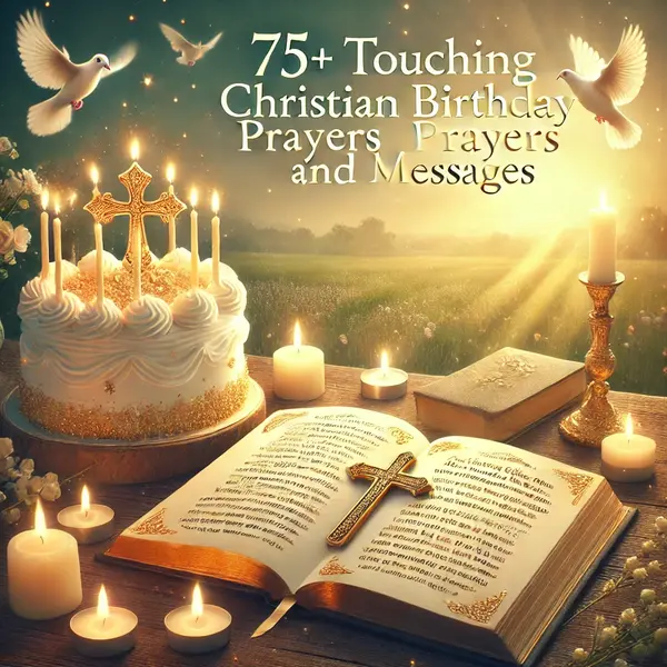 75+ Touching Christian Birthday Prayers and Messages