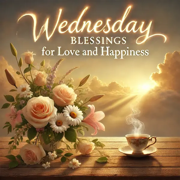 Wishes for a Wednesday filled with peace, love, and smiles.