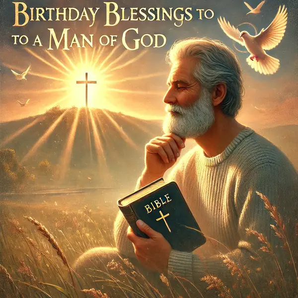 Christian Birthday Blessings for a Man of God