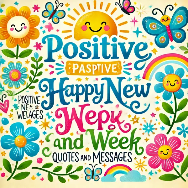 Positive Happy New Week Quotes and Messages