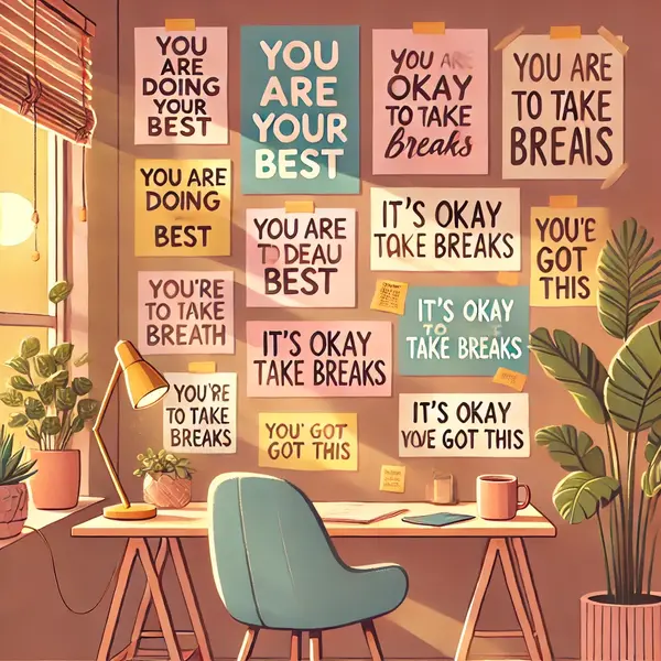 Supportive messages for dealing with job stress

