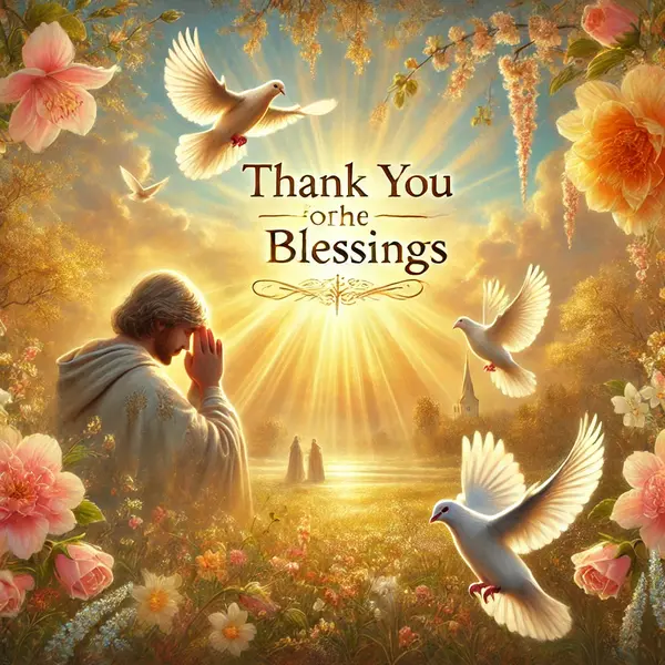 Faith-filled thank you messages for blessings