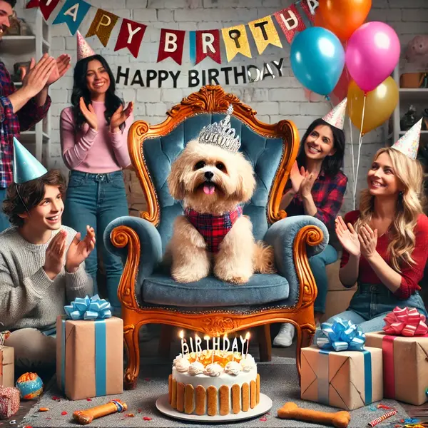 Funny and Sweet Birthday Wishes for Dog Who Loves Attention