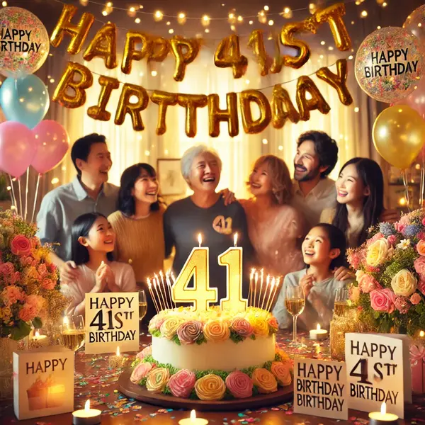 Heartfelt Happy 41st Birthday Wishes