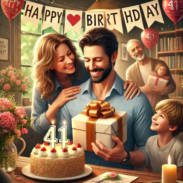 Heartfelt Happy 41st Birthday Wishes for a Husband