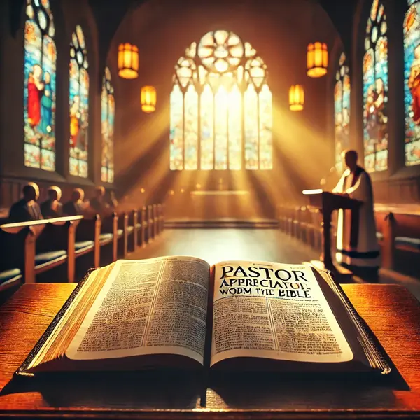 Pastor Appreciation Words from the Bible