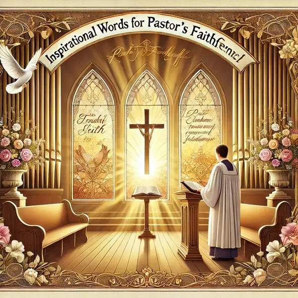 Inspirational Words for Pastor’s Faithfulness