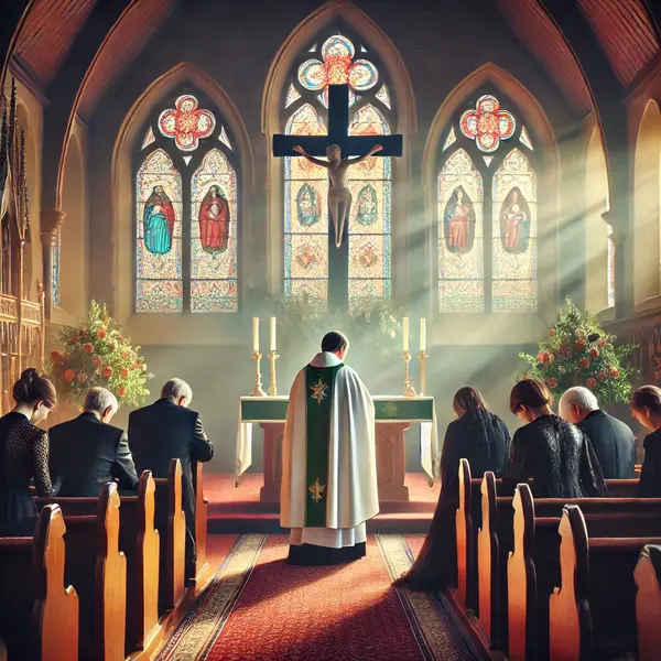 Christian Funeral Prayers for Bereaved Family