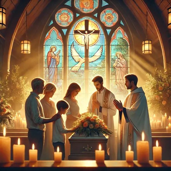 Healing Christian Funeral Prayers for Bereaved Family