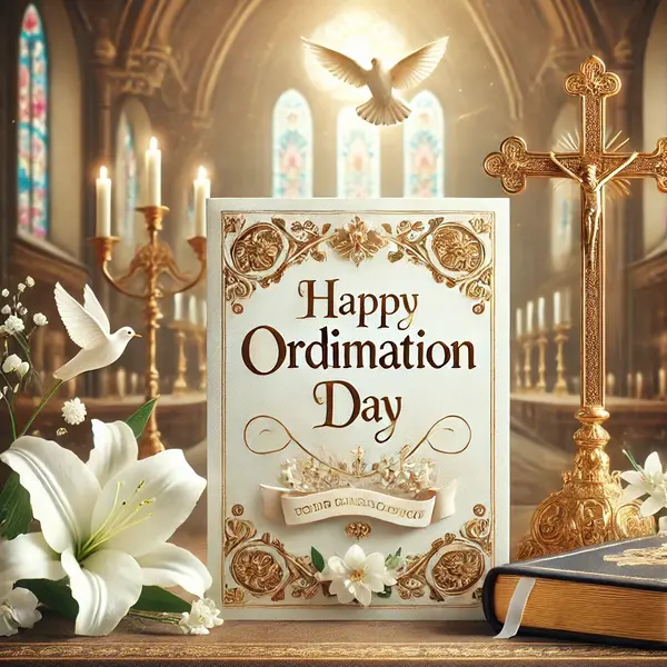 Happy Ordination Day Wishes Quotes