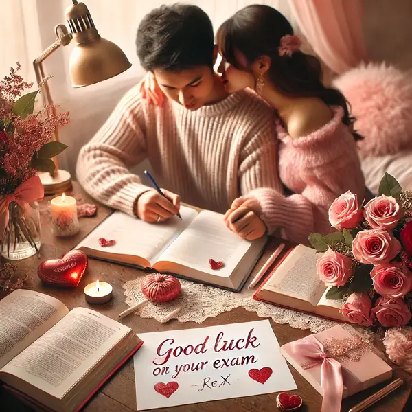 85 Romantic Good Luck Exam Wishes for Lover
