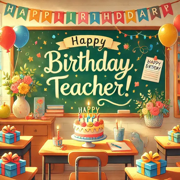 Short Birthday Wishes for Teachers