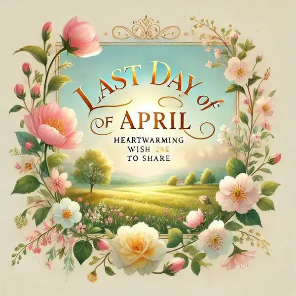 Last Day of April Greetings: Heartwarming Wishes to Share