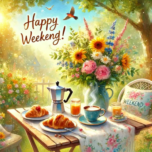 Happy Weekend Morning Greetings