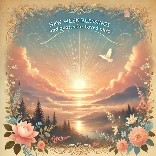 New Week Blessings and Quotes for Loved Ones