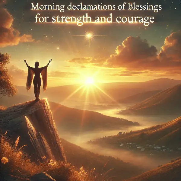 Morning Declarations of Blessings for Strength and Courage