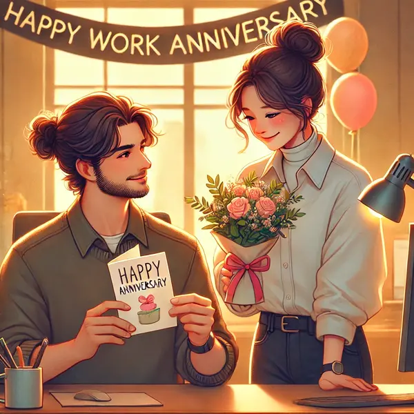 Heartfelt Work Anniversary Wishes for Friends