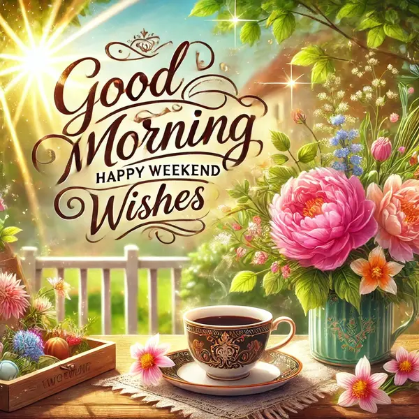 Good Morning Happy Weekend Wishes
