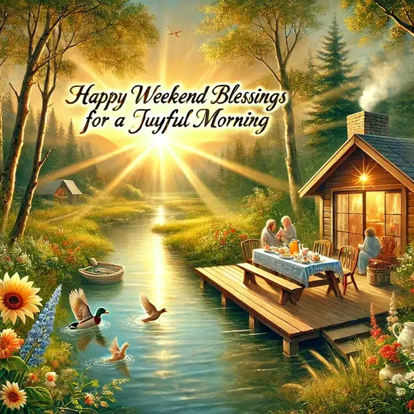 Happy Weekend Blessings for a Joyful Morning