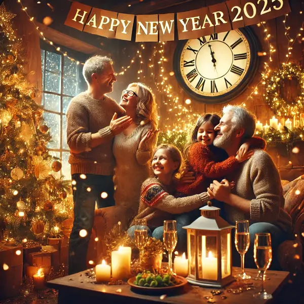 Heartfelt Happy New Year Wishes for 2025 for Family