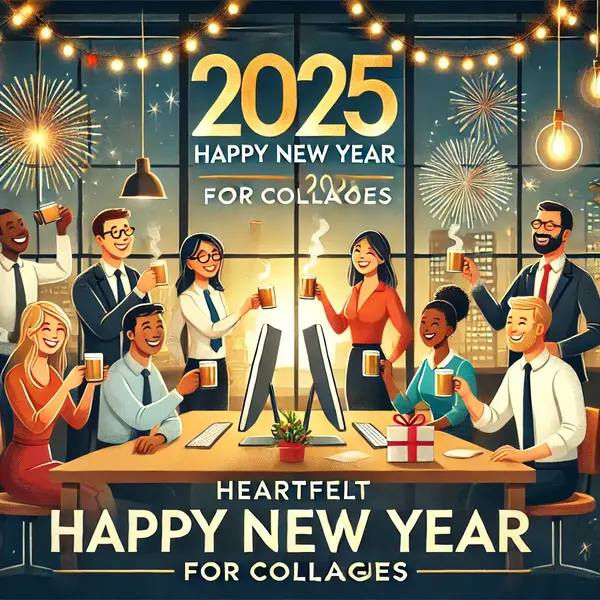 Heartfelt Happy New Year Messages for 2025 for Colleagues