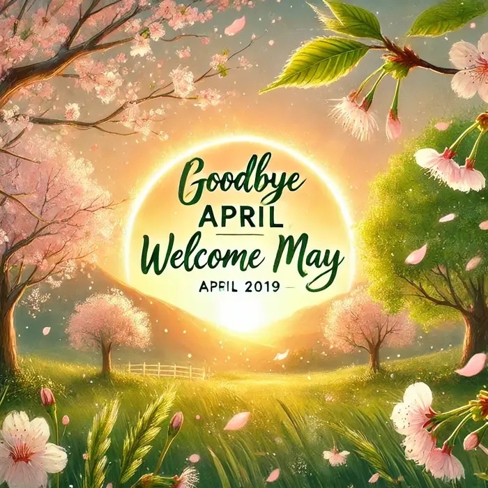 Goodbye April Wishes to Welcome May