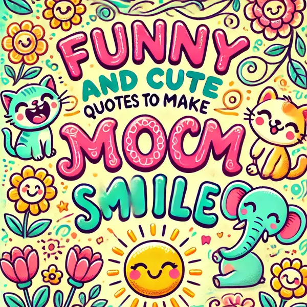 Funny and Cute Quotes to Make Mom Smile