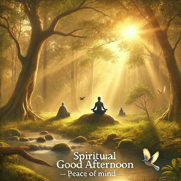 Spiritual Good Afternoon Messages for Peace of Mind