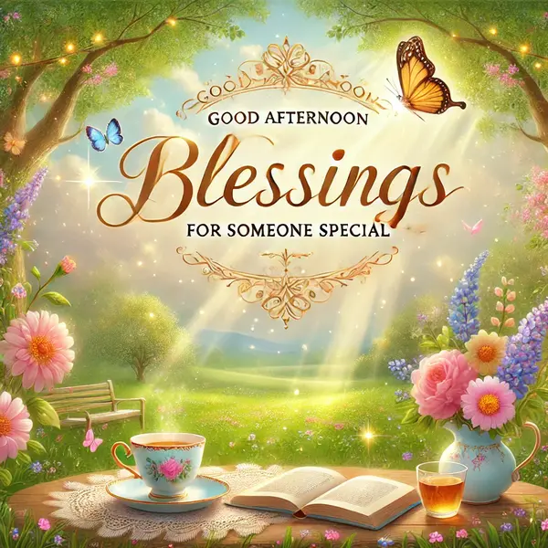 Cheerful Good Afternoon Blessings for Special Someone