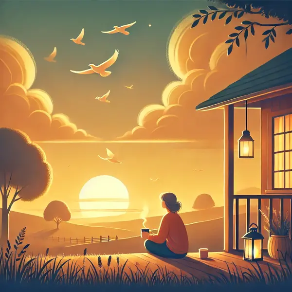 Warm wishes to close the day peacefully
