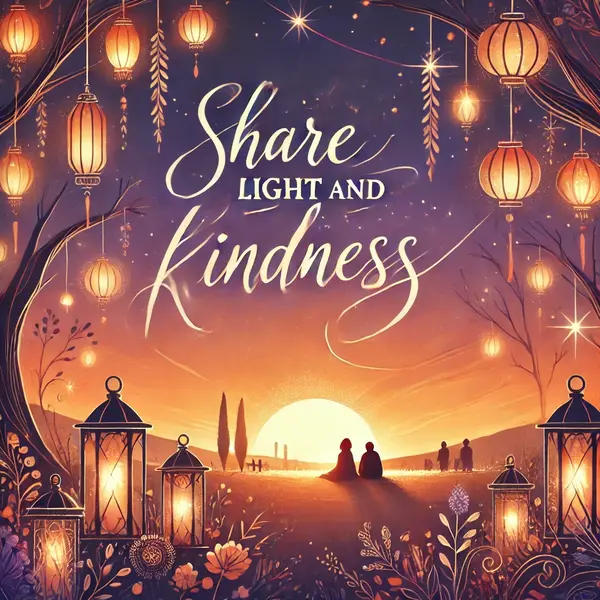 Evening quotes to share light and kindness