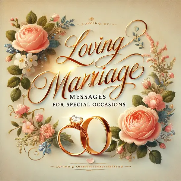 Loving Marriage Messages for Special Occasions