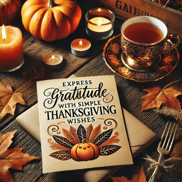 Express Gratitude with Simple Thanksgiving Wishes