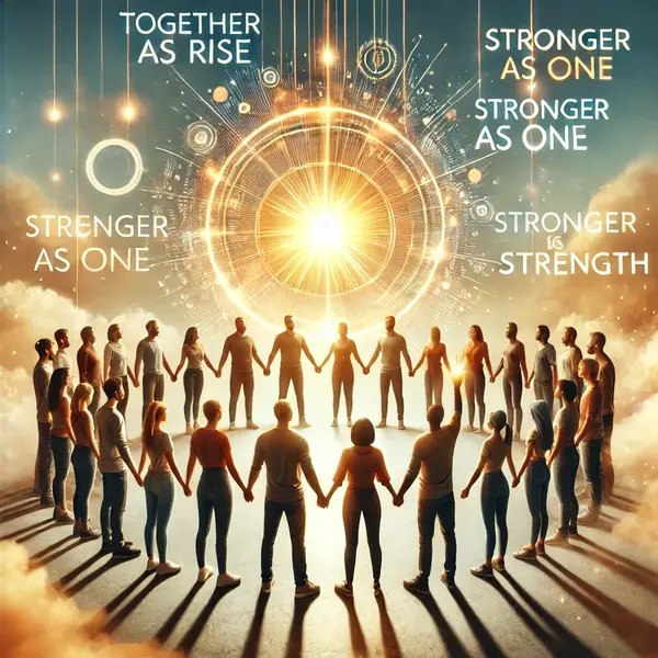 Inspiring messages for team unity