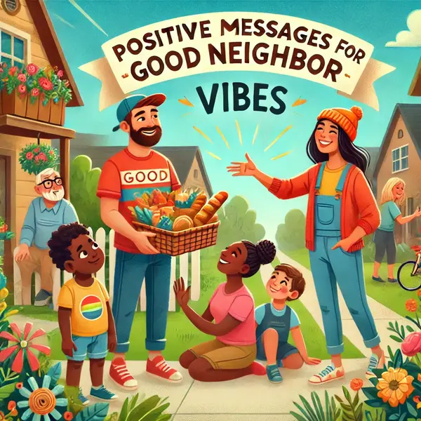 Positive Messages for Good Neighbor Vibes