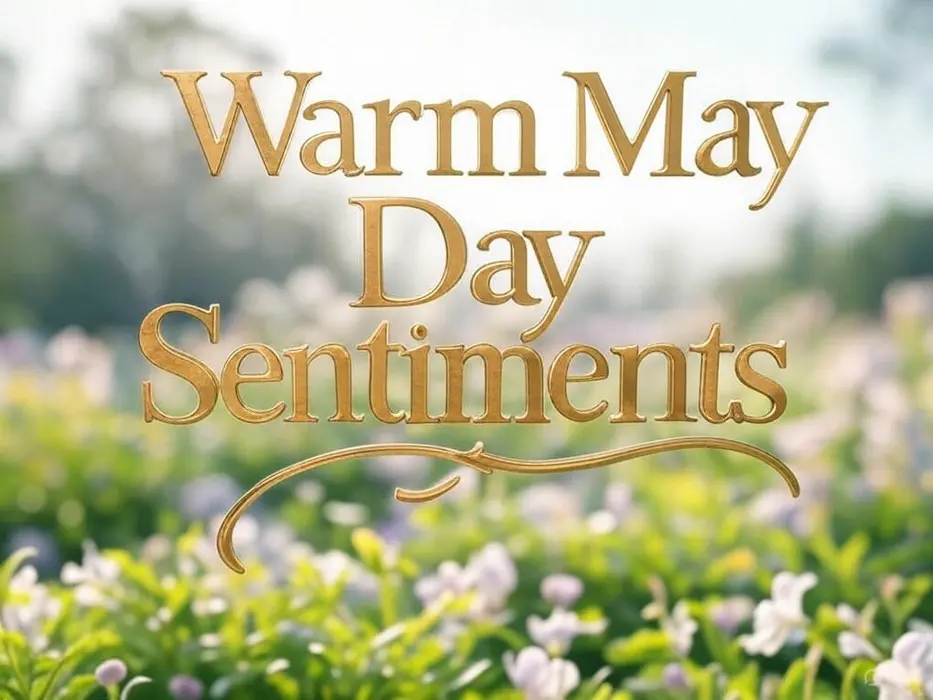 Warm May Day Sentiments