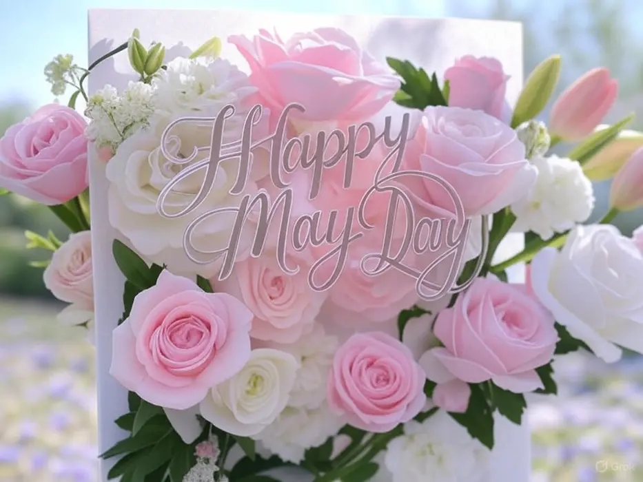 Floral May Day Greetings